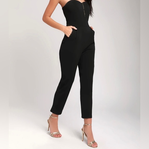 Lulus strapless jumpsuit Size Small - Picture 3 of 9